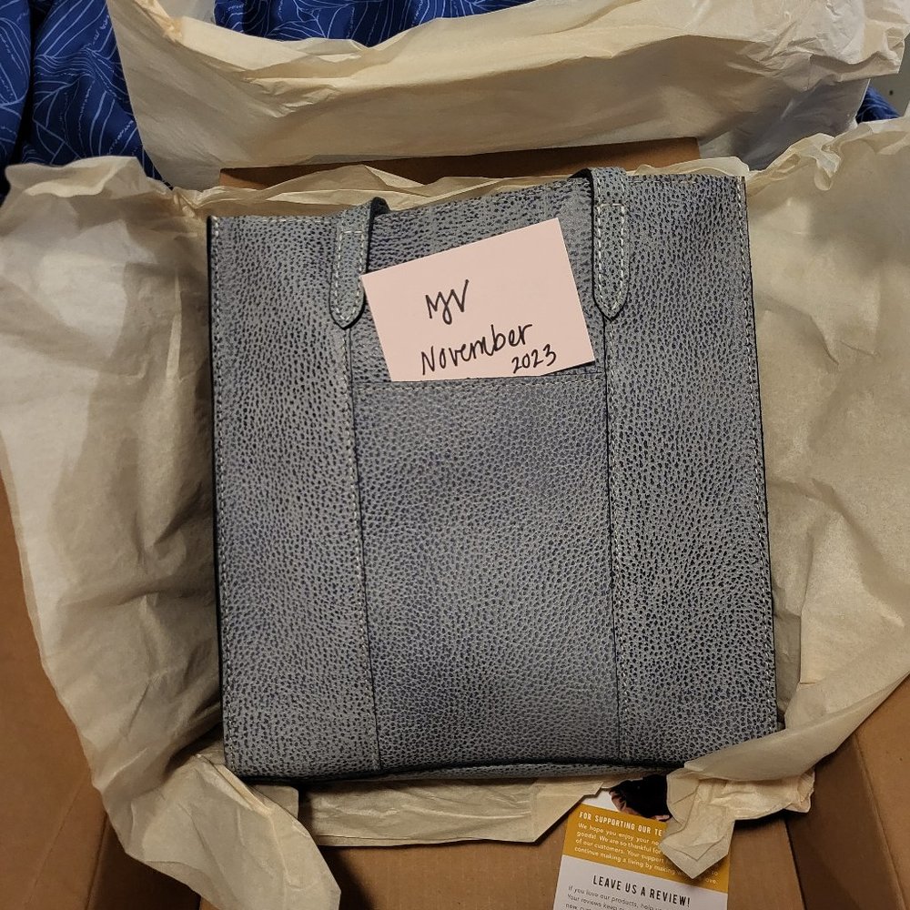 Portland Leather Large Lola- Fog